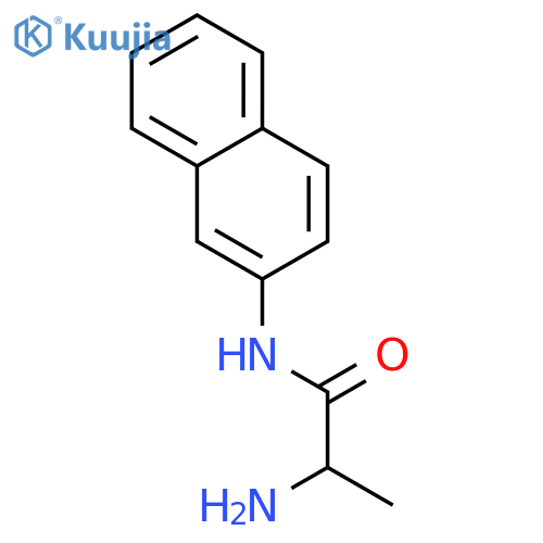 L-Alanine beta-naphthylamide hydrobromide structure
