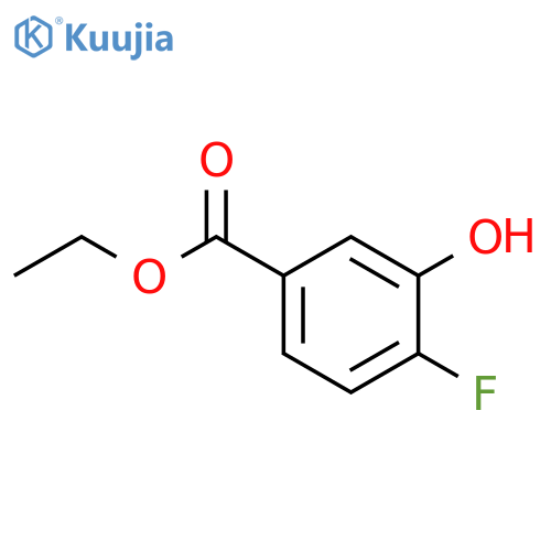 Ethyl 4-fluoro-3-hydroxybenzoate structure