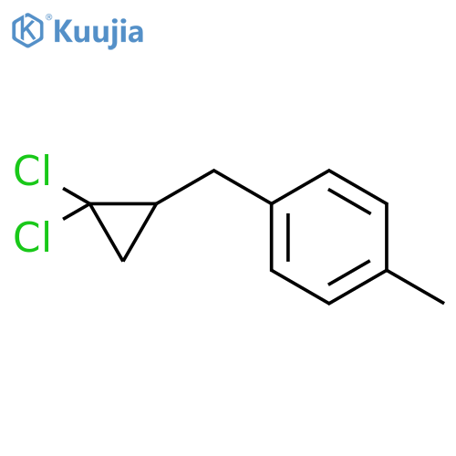 Benzene, 1-[(2,2-dichlorocyclopropyl)methyl]-4-methyl- structure