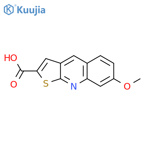 7-Methoxythieno2,3-bquinoline-2-carboxylic Acid structure