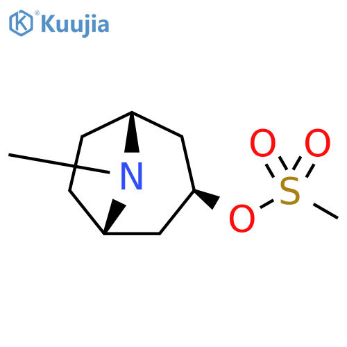 8-azabicyclo[3.2.1]octan-3-ol,8-methyl-methanesulfonate(ester),exo- structure