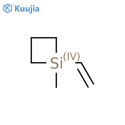 Silacyclobutane, 1-ethenyl-1-methyl- structure