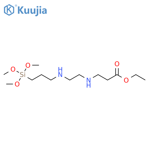 12-Oxa-4,7-diaza-11-silatridecanoic acid, 11,11-dimethoxy-, ethyl ester structure