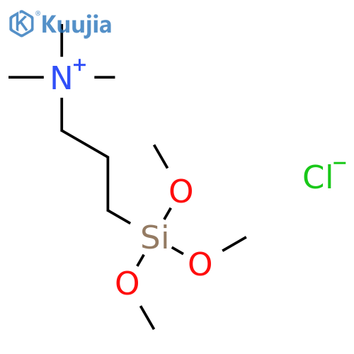 N-Trimethoxysilylpropyl-N,N,N-trimethylammonium Chloride, 50% in Methanol structure