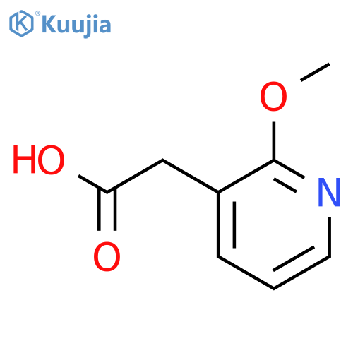 2-(2-methoxypyridin-3-yl)acetic acid structure