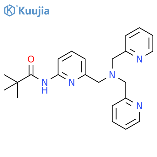 Propanamide,N-[6-[[bis(2-pyridinylmethyl)amino]methyl]-2-pyridinyl]-2,2-dimethyl- structure