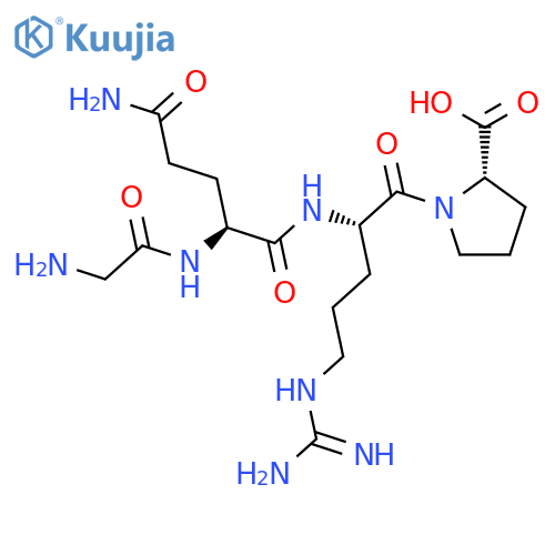 L-Proline, glycyl-L-glutaminyl-L-arginyl- structure