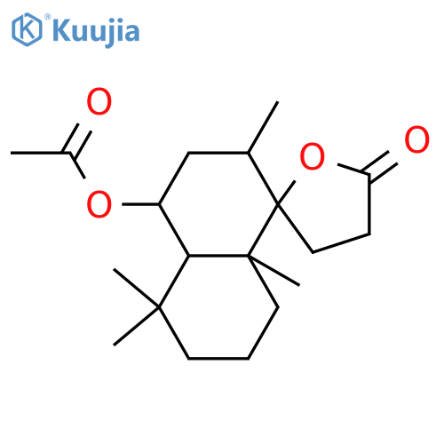 14,15,16-Trinor-13,9-labdanolide; (8α,9α)-form, 6β-Acetoxy structure