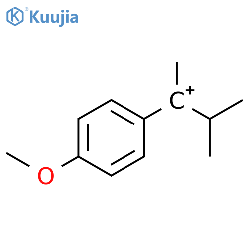 Propylium, 1-(4-methoxyphenyl)-1,2-dimethyl- structure