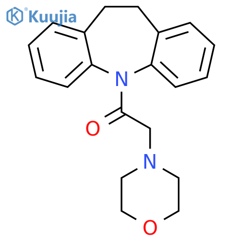1-(10,11-dihydro-5H-dibenzo[b,f]azepin-5-yl)-2-(morpholin-4-yl)ethanone structure