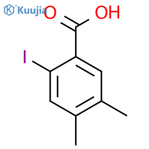 2-Iodo-4,5-dimethylbenzoic acid structure