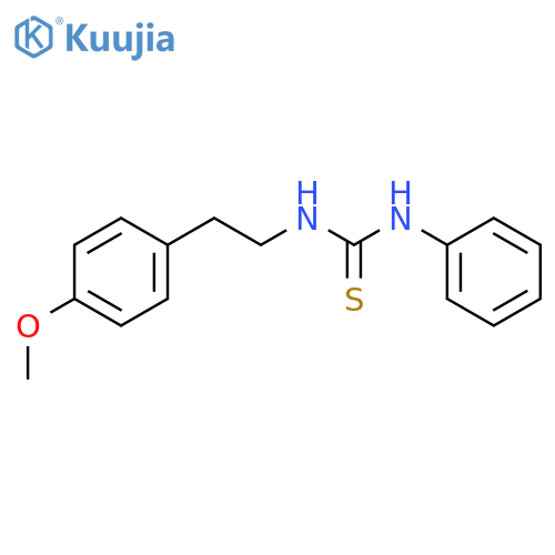 Thiourea, N-[2-(4-methoxyphenyl)ethyl]-N'-phenyl- structure