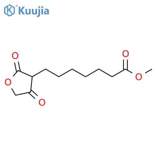 3-Furanheptanoic acid, tetrahydro-2,4-dioxo-, methyl ester structure