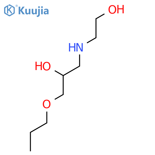 2-Propanol, 1-[(2-hydroxyethyl)amino]-3-propoxy- structure