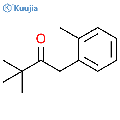 2-Butanone, 3,3-dimethyl-1-(2-methylphenyl)- structure