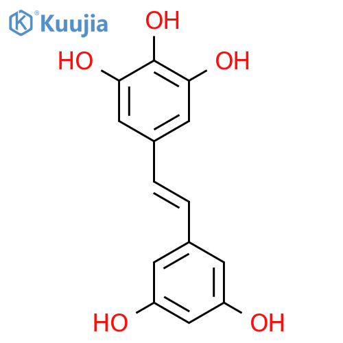 1,2,3-Benzenetriol, 5-[(1E)-2-(3,5-dihydroxyphenyl)ethenyl]- structure