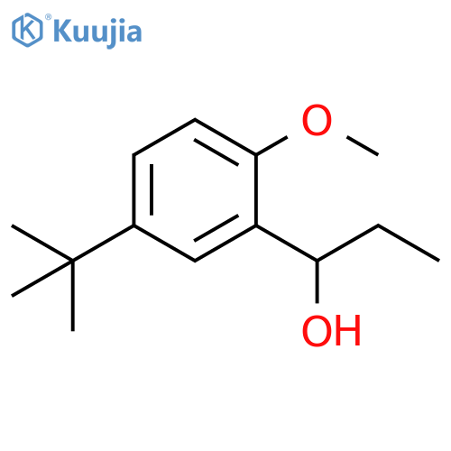 5-(1,1-Dimethylethyl)-α-ethyl-2-methoxybenzenemethanol structure