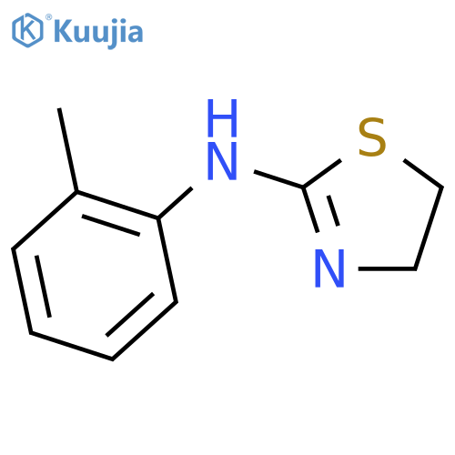 N-(2-methylphenyl)-4,5-dihydro-1,3-thiazol-2-amine structure