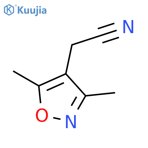 2-(dimethyl-1,2-oxazol-4-yl)acetonitrile structure