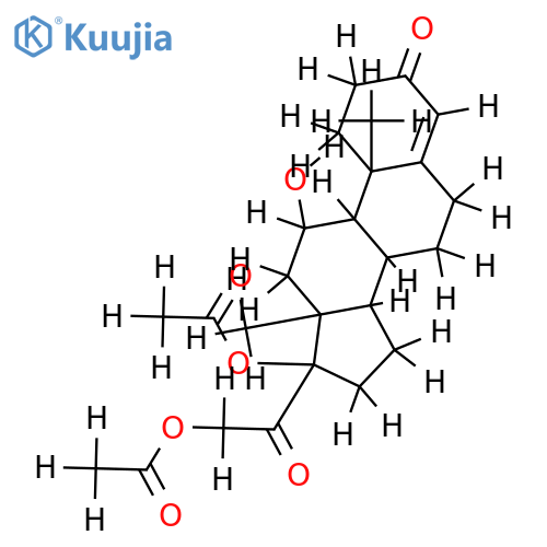 Cortisol 17,21-diacetate structure