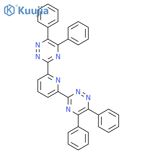 2,?6-?Di(5,?6-?diphenyl-?1,?2,?4-?triazin-?3-?yl)pyridine structure