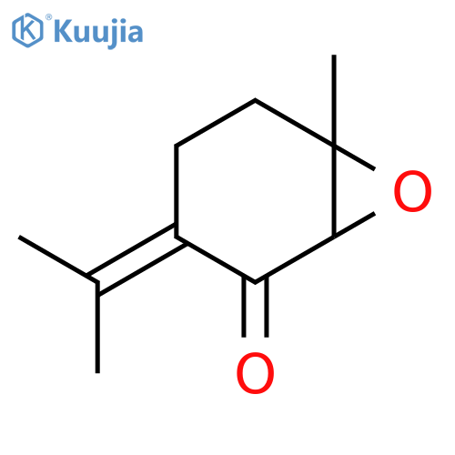 7-Oxabicyclo[4.1.0]heptan-2-one,6-methyl-3-(1-methylethylidene)- structure