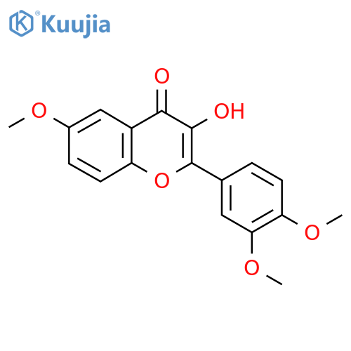 3-Hydroxy-6,3',4'-trimethoxyflavone structure