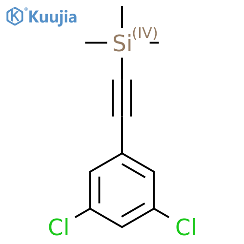 2-(3,5-Dichlorophenyl)ethynyltrimethylsilane structure
