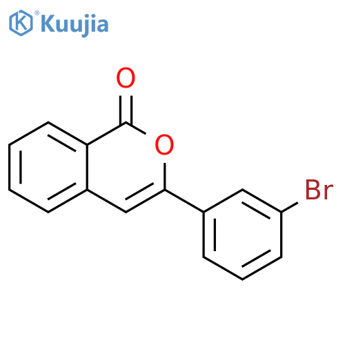 1H-2-Benzopyran-1-one, 3-(3-bromophenyl)- structure