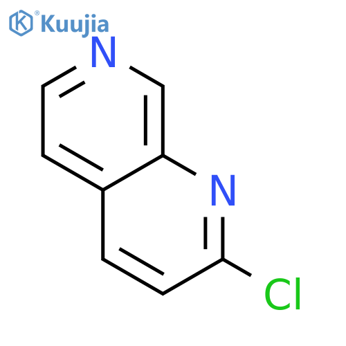 2-Chloro-1,7-naphthyridine structure