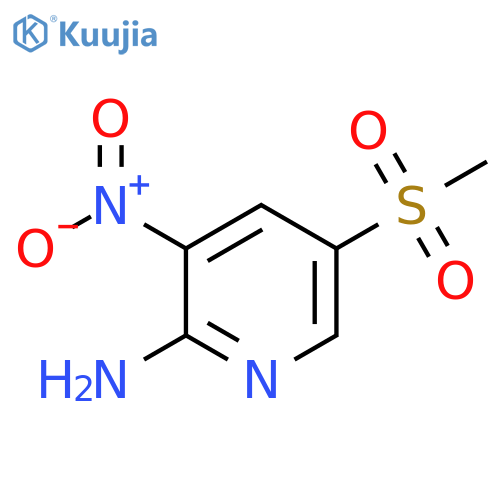 2-Pyridinamine, 5-(methylsulfonyl)-3-nitro- structure