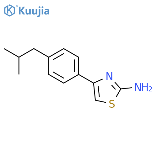 4-(4-Isobutylphenyl)-1,3-thiazol-2-amine structure