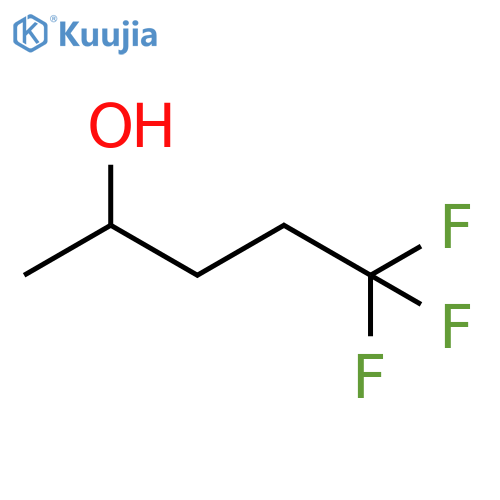 5,5,5-Trifluoropentan-2-ol structure