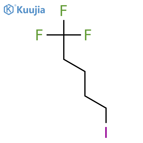 5-IODO-1,1,1-TRIFLUOROPENTANE structure