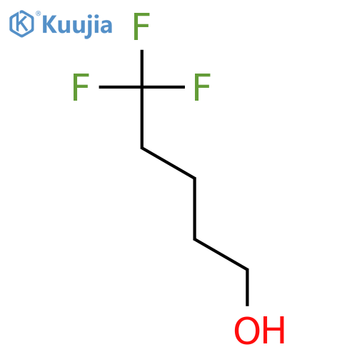 5,5,5-Trifluoro-1-pentanol structure