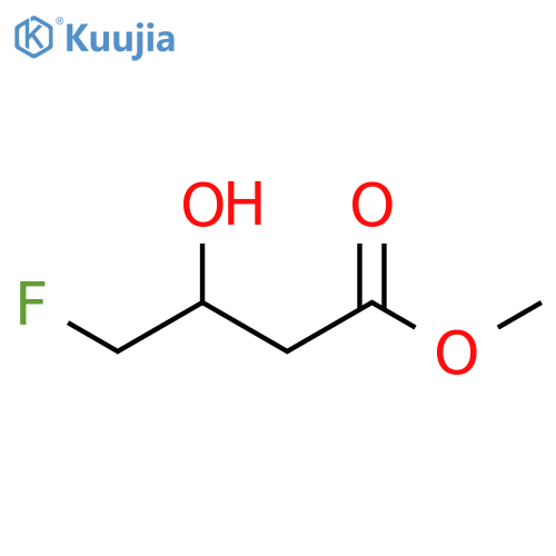methyl 4-fluoro-3-hydroxybutanoate structure
