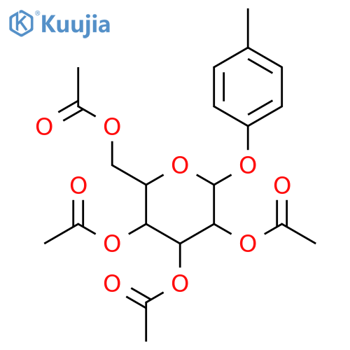[3,4,5-Triacetyloxy-6-(4-methylphenoxy)oxan-2-yl]methyl acetate structure