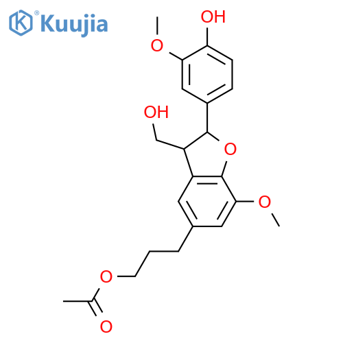 4,7'-Epoxy-3,8'-lignan-3',4',5,9,9'-pentol; (7'R,8'S)-form, 3',5-Di-Me ether, 9-Ac structure