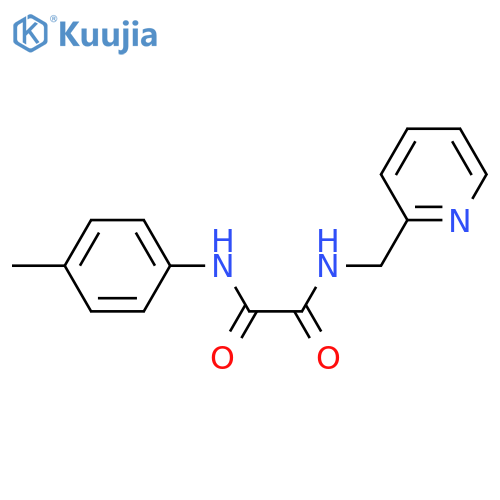 N'-(4-methylphenyl)-N-(pyridin-2-yl)methylethanediamide structure