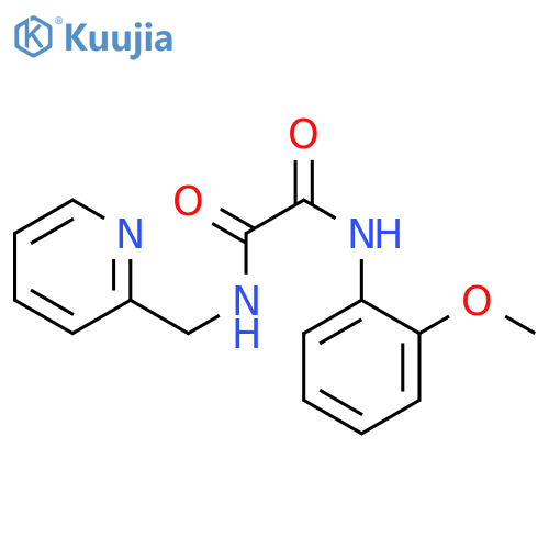 N-(2-methoxyphenyl)-N'-(pyridin-2-yl)methylethanediamide structure