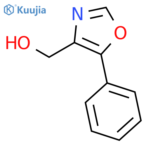 (5-Phenyl-1,3-oxazol-4-yl)methanol structure