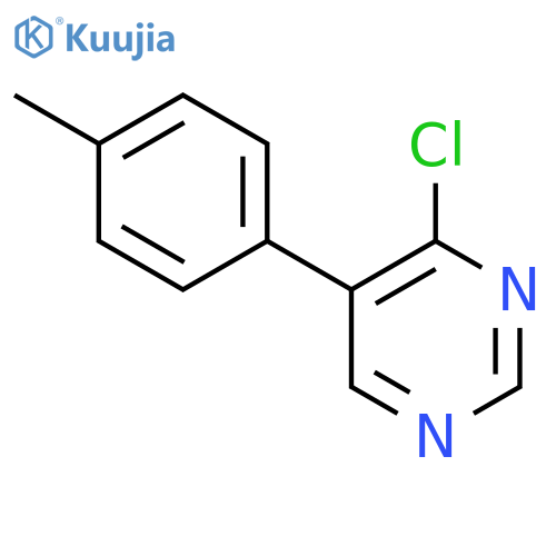 4-chloro-5-(4-methylphenyl)pyrimidine structure