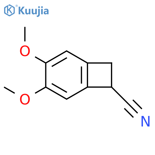 3,4-dimethoxybicyclo[4.2.0]octa-1,3,5-triene-7-carbonitrile structure