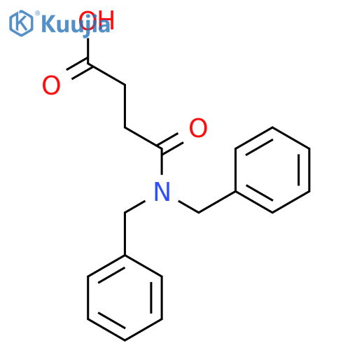 N,N-Dibenzyl-succinamic acid structure