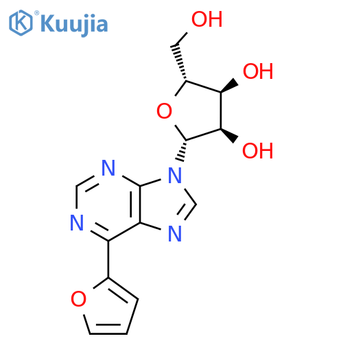 (2R,3R,4S,5R)-2-[6-(furan-2-yl)purin-9-yl]-5-(hydroxymethyl)oxolane-3,4-diol structure
