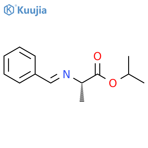 [N(E)]-N-(Phenylmethylene)-L-alanine 1-methylethyl ester structure
