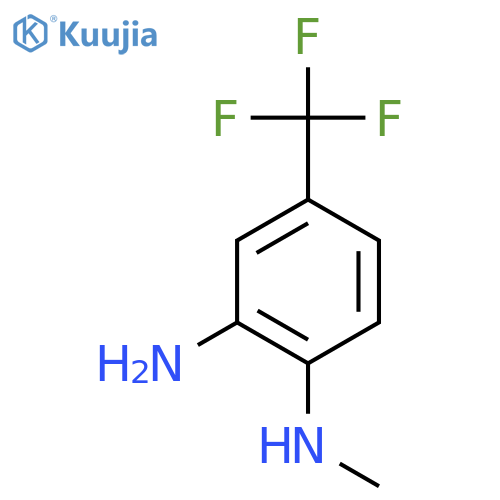 N1-methyl-4-(trifluoromethyl)benzene-1,2-diamine structure