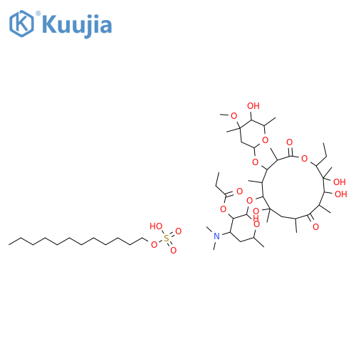 Erythromycin estolate structure