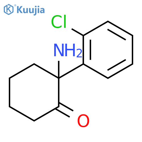 Cyclohexanone,2-amino-2-(2-chlorophenyl)- structure