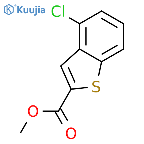 Methyl 4-Chlorobenzobthiophene-2-carboxylate structure